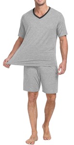 Conjunto de camisa y pantalones cortos informales de verano de 2 piezas para hombre de alta calidad poliéster transpirable/algodón personalizable - Product Image 5