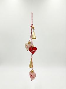 Eco-Friendly Boiled Wool and Paper Modern Handmade Valentine's Day Heart Pattern <b>Banner</b> Door Hanging for Party Decorations - Product Image 2