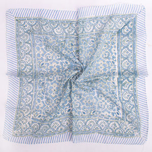 Pañuelo de Algodón Transpirable con Estampado Floral Personalizado, Pañuelo Cuadrado Ecológico para la Cabeza, Ropa de Calle, Moda, Festivales, Eventos, Venta al por Mayor - Product Image 4