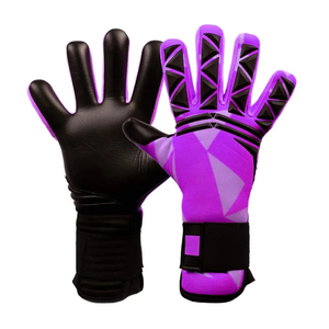 Gants de gardien de but de football pour adultes professionnels Nouvelle conception en latex avec doigts Vêtements de football - Product Image 4