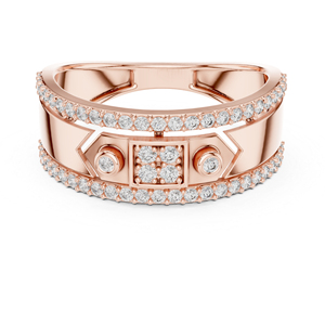 Anillo de Compromiso de Oro Amarillo de 14K con Diamante Cultivado en Laboratorio, Redondo, para Mujer |   0.48 Quilates |   Certificado por IGI - Product Image 2