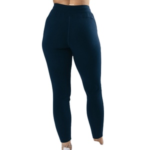 Joggers de moda de verano para mujer, pantalones de punto, medias con logotipo estampado personalizado para las temporadas de primavera y verano - Product Image 3