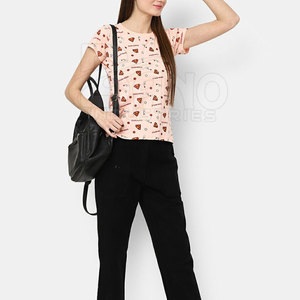 Camisetas informales de verano 2025 para mujer, lona de algodón 100% de alta calidad, transpirable con logotipo personalizado, gran oferta - Product Image 6