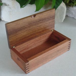Custom Luxury <b>Wooden</b> <b>Boxes</b> <b>with</b> Hinged <b>Lid</b> Large <b>Wooden</b> Storage Box <b>with</b> Magnetic <b>Lid</b> Walnut Keepsake Box for Home Decor - Product Image 3
