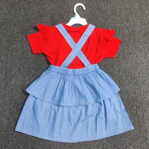 Vestido de Mezclilla para Niñas Pequeñas, Vestido de Verano de Algodón Suave, Lote de Ropa al por Mayor, Excedentes de Bangladesh - Product Image 5