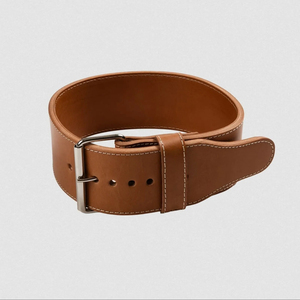Ceintures de musculation en cuir véritable épais personnalisées à double boucle pour squats, soulevés de terre, entraînement de force, musculation et powerlifting - Product Image 2