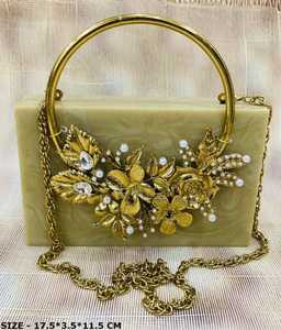 Elegant Bridal <b>Clutch</b> Bridesmaid Gift Party Handbag Stylish Purse for Wedding & Events - Product Image 1