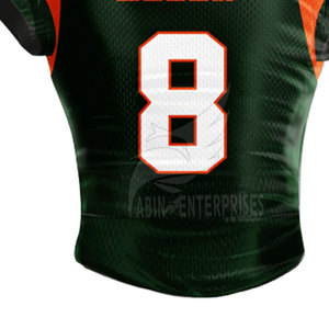 Services OEM Dernier Style Respirant à Manches Courtes Maillot de Football Américain de Haute Qualité Conception Personnalisée - Product Image 6