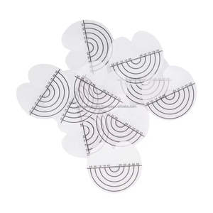 5 pièces coussinets d'extension de cheveux protecteur protecteur de chaleur pour bande dans les extensions protecteur gardes en plastique avec des conceptions réutilisables - Product Image 1