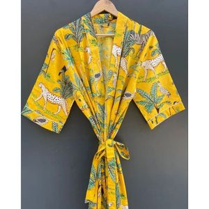 ชุดคลุมกิโมโนผ้าฝ้าย - Product Image 1
