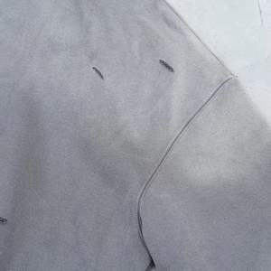 Sudadera con Capucha Personalizable al por Mayor 2025, Lavada, Estilo Casual, Corte Regular, Ropa Urbana, Color Gris para Hombre - Product Image 2