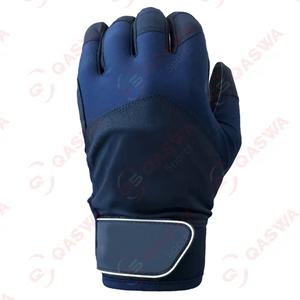 Gants de frappe de baseball à manchette courte sur mesure respirant poignet réglable 100% gants de frappeur en cuir de vachette originaux - Product Image 5