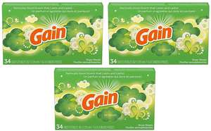 Toallitas para Secadora con Aroma a Lavanda Gain, Toallitas Suavizantes Antiestáticas para Telas, Paquete Grande - Product Image 6