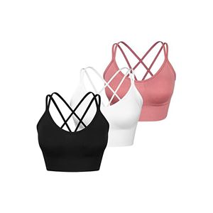 Sujetador de entrenamiento sin costuras | Suave, flexible y duradero | Ideal para yoga, gimnasio y correr | Marca personalizada disponible | Venta al por mayor - Product Image 3