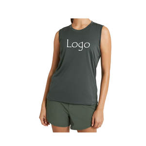 Acheter Custom Women's Fitness Wear Débardeur respirant Workout Gym Gilet Débardeur Rib Sporty pour les femmes - Product Image 4