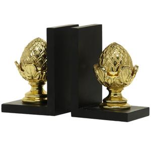 Luxury Bookends Metal and Wood Tabletop Home Decoration <b>Book</b> Stands Latest Modern Factory Direct Rate - Product Image 2