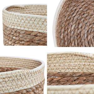 Ensemble de paniers ronds en rotin pour l'organisation de paniers de rangement en osier pour fruits, panier de service à pain - Product Image 6