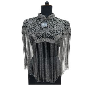 ผ้าคลุมไหล่ปักเลื่อมปี 2025 ผ้าฝ้าย 100% ราคาดีที่สุดจากอินเดีย - Product Image 1