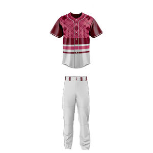 Vente chaude pas cher taux hommes Baseball uniforme complet à la mode demi manches respirant confortable Baseball uniforme avec le meilleur tissu - Product Image 6