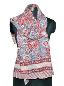 Pareo hecho a mano con estampado de bloques, venta al por mayor y diseño de fabricación, pareos, pareo, bikini para mujer, bufanda de algodón para cubrir el pecho - Product Image 6