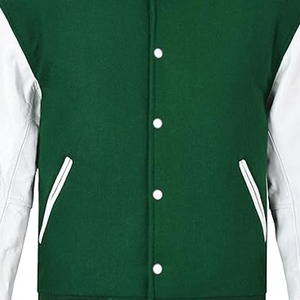 Unisex Varsity Jackets Stand Collar Baseball Uniform Jackets with Embroidery <b>Padded</b> Coat Streetwear for Men Fashion Man's Jacket - Product Image 4
