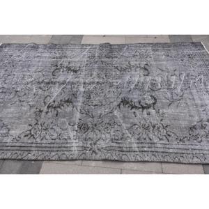 พรมตุรกี 5.2x9 ฟุต (160x273 ซม.) สีเทา ลายปะติดแบบวินเทจ - Product Image 3