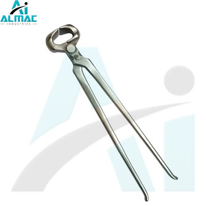 Herramientas de herrador ALMAC, pinzas de pezuña semiredondas, herramientas de herrador semiredondas de 12 ", pinzas de pezuña de caballo, instrumentos veterinarios semiredondos - Product Image 1