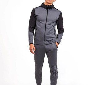 Nouvel arrivage : Survêtement à capuche pour homme, fabriqué en coton 100% de haute qualité, antibactérien, séchage rapide, disponible en différentes couleurs et tailles - Product Image 1