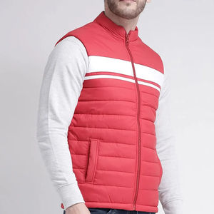 Chaleco acolchado sin mangas a prueba de viento transpirable de alta calidad para hombres OEM del fabricante profesional disponible ropa exterior de invierno - Product Image 5