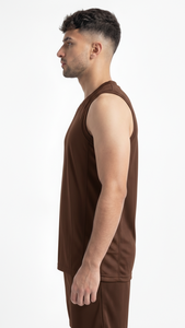 Maillot de basket-ball marron premium pour les équipes de compétition, les clubs d'entraînement, vêtements en maille respirante - Product Image 3
