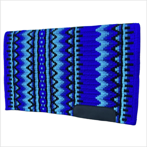 Couverture de selle de spectacle occidental de rodéo artisanale personnalisée Design à motif audacieux et travail de métier à tisser élégant Tapis de selle de qualité supérieure - Product Image 1