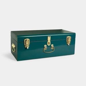 Galvanized storage box <b>powder</b> coated finished for farmhouse <b>style</b> home and outdoor garden storage solution use - Product Image 2