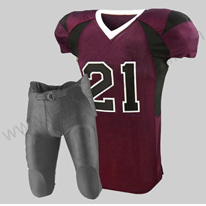 Maillots de football américain personnalisables Style jeunesse Design respirant Derniers uniformes - Product Image 1