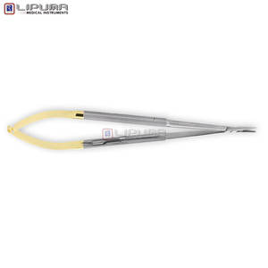 T.c Jacobson Micro soporte de aguja mecanismo de bloqueo de mordazas rectas mango redondo Acero inoxidable 7,25 pulgadas 18,5 cm instrumentos médicos - Product Image 3