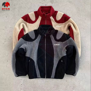 Chaqueta Casual de Forro Polar para Hombre con Aspecto de Color Sólido, Ajuste Cómodo y Protección contra el Frío - Product Image 1