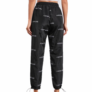 Pantalón Jogger para mujer, ropa de calle de alta calidad, estampado y bordado personalizado, servicio OEM, pantalones para mujer, Jogger - Product Image 3