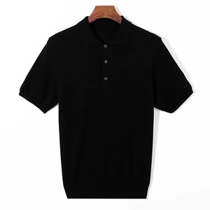 Polo couleur de l'épissure logo d'impression brodé personnalisé 100% coton polyester polos vierges pour hommes - Product Image 3