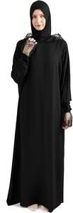 Abaya bordado de primera calidad Cobertura completa y ajuste elegante Diseñado para Eid Ramadan O NECESIDADES DE MODA modesta - Product Image 4