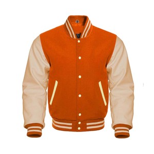 Chaqueta Universitaria Popular con letras de lana personalizada, venta al por mayor de chaqueta universitaria de estilo callejero hecha a medida para hombre - Product Image 4