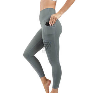 Pantalones de Yoga Personalizados, Transpirables, de Cintura Alta, Ajustados, para Gimnasio, Fitness, Levanta Glúteos, Leggings de Yoga de Pierna Ancha para Mujer - Product Image 5