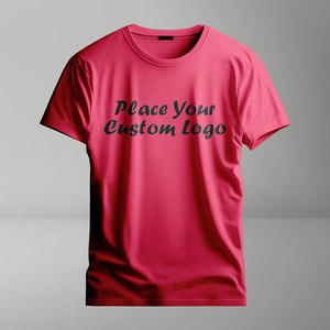 Camiseta personalizada de poliéster para hombre, camiseta informal de sublimación DTG de patrón sólido de gran tamaño, cómoda y elegante - Product Image 2