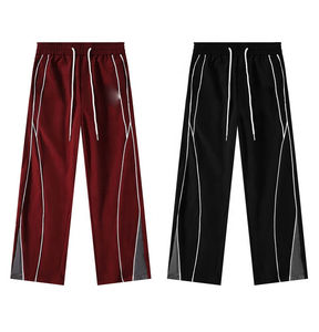Pantalones Harem Deportivos Casuales Ligeros de Lona 2025 para Hombre y Mujer con Cintura Alta y Cierre de Cordón - Product Image 1