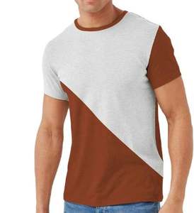 Camiseta de Hombre Nueva, 100% Algodón, Logotipo Personalizado, Transpirable, Cuello Redondo, Informal, Servicio OEM, Camiseta Personalizada para Hombre - Product Image 1