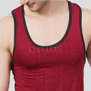 Camiseta sin mangas de color personalizada al por mayor para hombre, ropa deportiva, camiseta sin mangas personalizada para hombre, camiseta sin mangas para hombre - Product Image 6