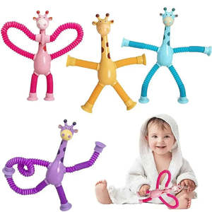 Juguete Sensorial Antiestrés de Jirafa, Pulpo y Perro, de Plástico EVA Blandito para Aliviar el Estrés en Niños, Caja de Alivio del Estrés - Product Image 6