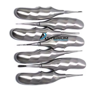 ชุดเครื่องมือถอนฟัน Asterium Dental PDL Elevator Spade Mini Root Extractor Proximators Luxating 7 ชิ้น สำหรับการผ่าตัดถอนฟัน - Product Image 2