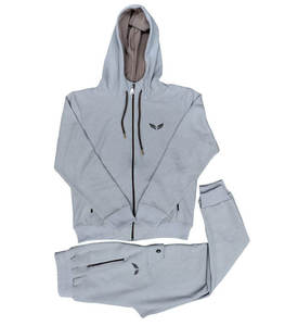 Survêtement Homme 2025 Léger 850g 100% Coton Coupe Slim Logo Personnalisé Sweat à Capuche Pull Pantalon de Jogging Grande Taille Personnalisable - Product Image 1