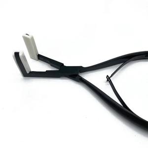 1 Pinza de Acero Inoxidable Negra de 7 Pulgadas para Extensiones de Cabello con Cinta Adhesiva, Herramienta para Sellado de Cinta, Herramientas para Extensiones de Cabello de Queratina - Product Image 4