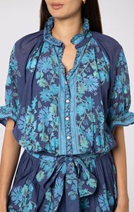 Nuevo Vestido Corto Estampado 2026 para Mujer, Verano, Algodón, Diseño con Volantes, Hecho a Mano, Estilo Boho - Product Image 3
