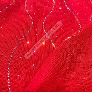 Custom Made Quick Dry Casual Rhinestone Tracksuits for <b>Women</b> 100% Cotton Lightweight OEM Service New Arrival - Product Image 6